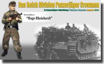 DRF70782 Hugo Rheinhardt (Rottenfuhrer) - Das Reich Division Panzerjager Crewman