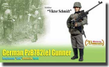 DRF70803 Viktor Schmidt (Schutze) - German PzB782(e) Gunner Regiment (LAH) Dunkirk 1940