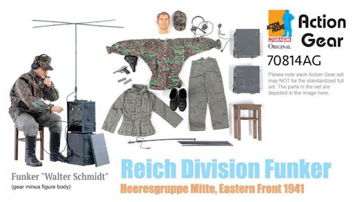 DRF70814 Reich Division Funker "Walter Schmidt" Heeresgruppe Mitte Eastern Front 1941