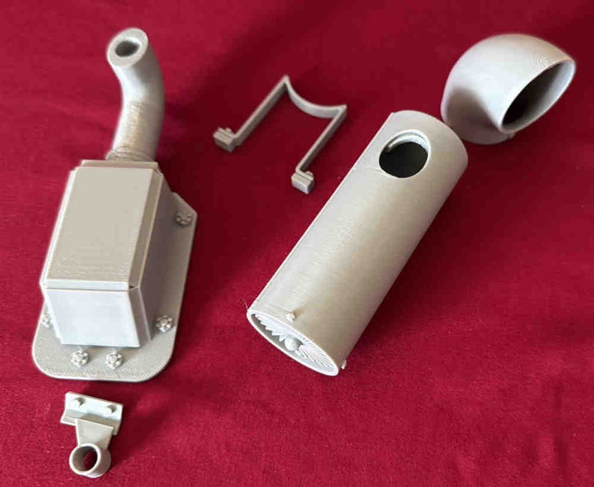 FOA003-446-3 Panther/Jagdpanther Late Mufflers with Diffuser