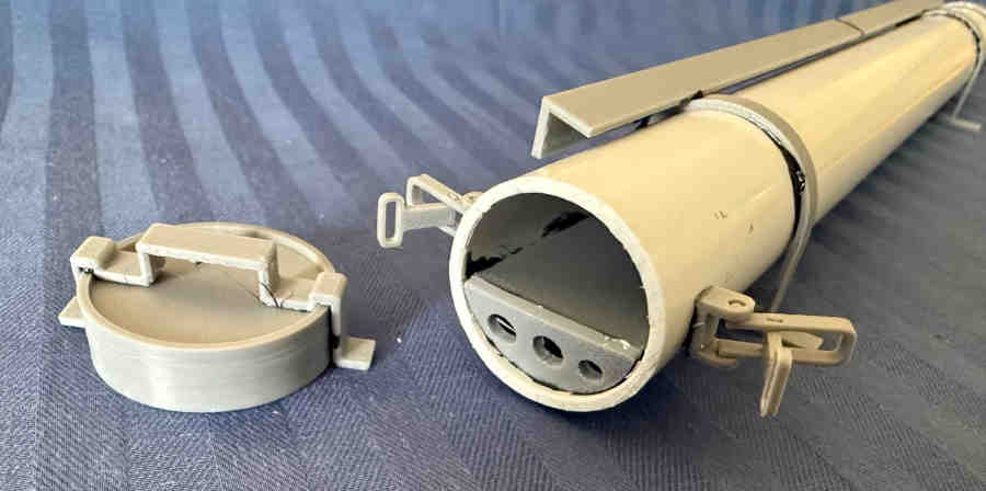 FOA003-602 Panther/Jagdpanther Barrel Cleaning Rod Bin