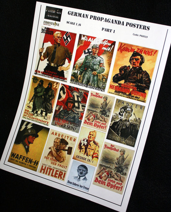 FOAP60019 1/6 German Propaganda Poster Pt.1 WW II