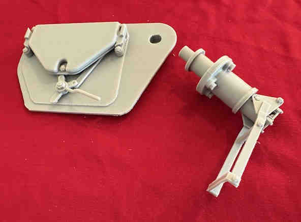 FOA014-045 Henschel Kingtiger Driver & Gunner Hatches