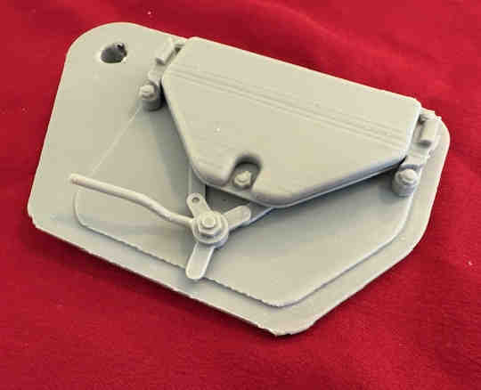 FOA014-045 Henschel Kingtiger Driver & Gunner Hatches