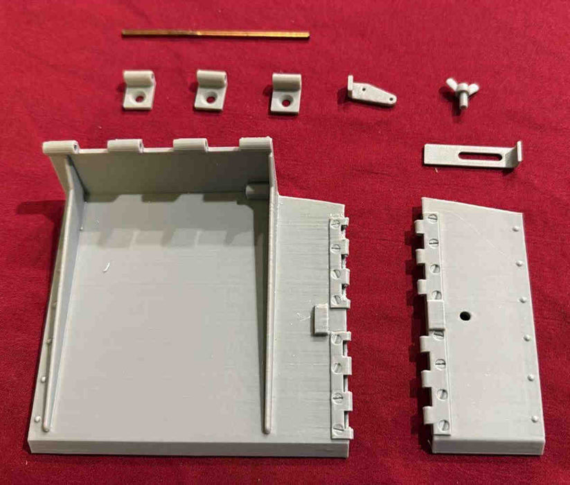 FOA014-FR Henschel Kingtiger Rear Fenders (Both Sides)