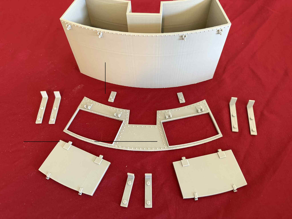 FOA10001-ST Stowage Bin for Tiger I (Production Type)